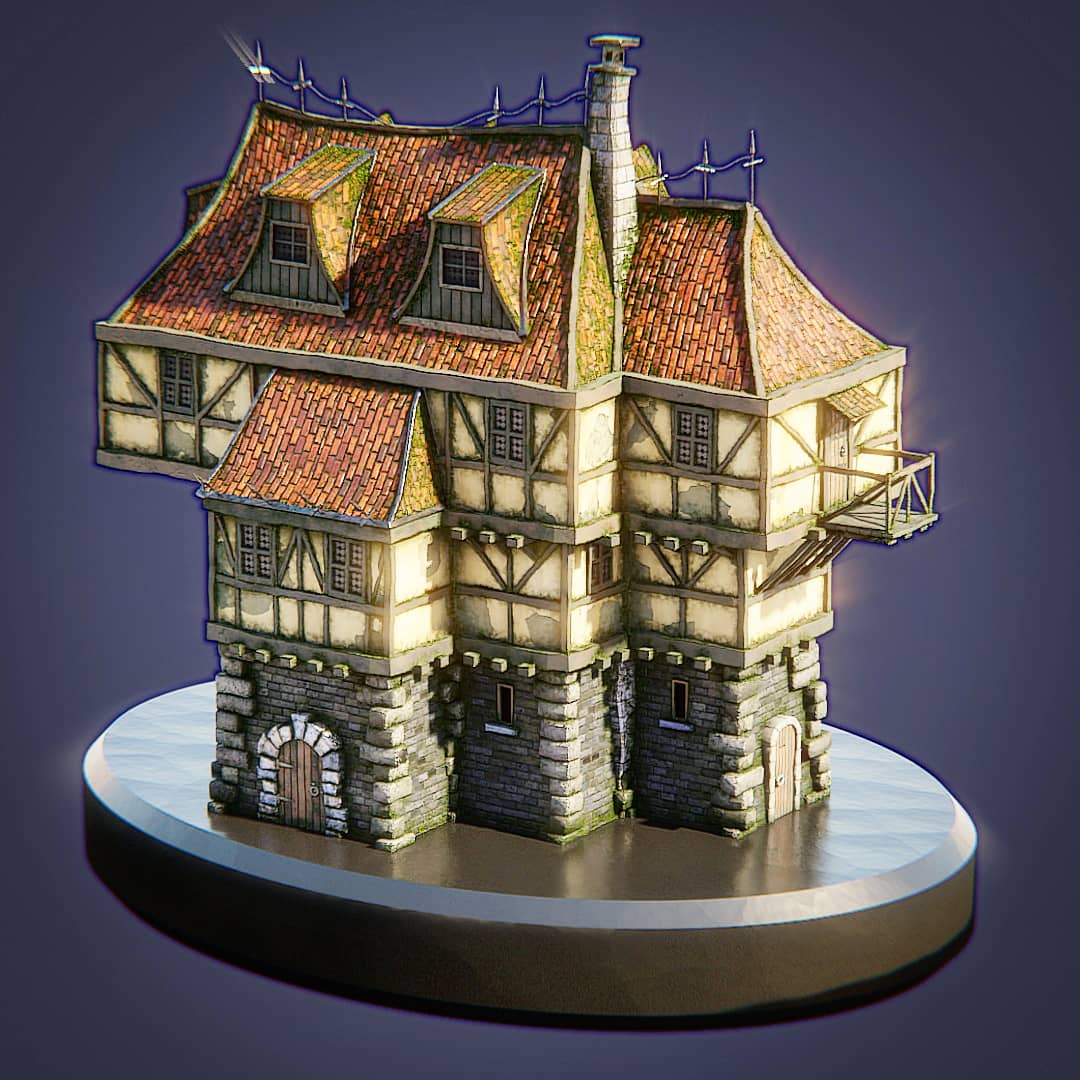 Medieval House 006 - Residential House preview image 1
